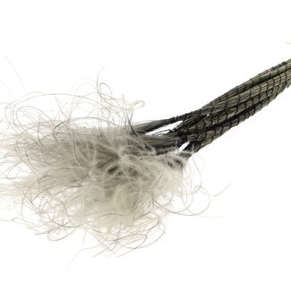 QC Dried Stipa Feather Grass | Colour: Grey | Stypha Penata Dried Flowers | Length ± 60 centimetres | 10 plumes per bunch | Per bunch
