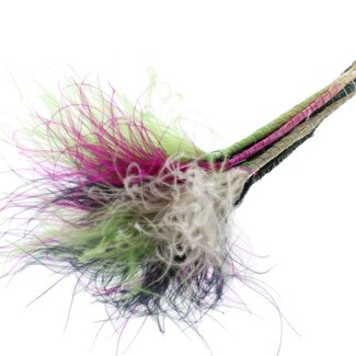 QC Dried Stipa Feather Grass “Colourful 8” | Colour: Mixed Colours | Stypha Penata Dried Flowers | Length ± 60 centimetres | 10 plumes per bunch | Per bunch
