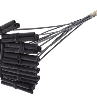QC Kore Bouquet on stick | Colour: Black | Kore Insert Stick | Insert stick length ± 50 centimetres | 10 insert sticks per bunch