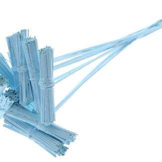 QC Kore Bouquet on Stick | Colour: Light Blue | Kore Insert Stick | Insert Stick Length ± 50 centimetres | 10 insert sticks per bunch
