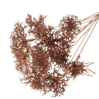 QC Dry Tree on stick | Colour: Metallic Copper | Dry Tree Stick | Stick length ± 50 centimetres | 10 sticks per bunch