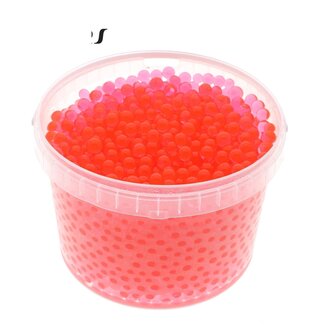 QC Hydrogel Pearls in Reusable Bucket | Colour: Red | Diameter 2.5 - 3 millimetres | Content 3 litres | Per bucket