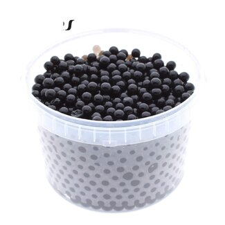 QC Hydrogel Pearls in Reusable Bucket | Colour: Black | Diameter 2.5 - 3 millimetres | Contents 3 litres | Per bucket