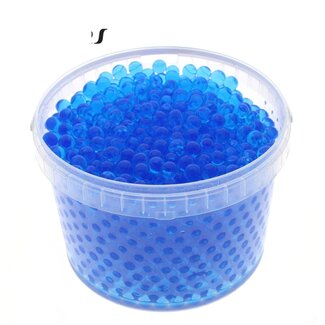 QC Hydrogel Pearls in Reusable Bucket | Colour: Blue | Diameter 2.5 - 3 millimetres | Content 3 litres | Per bucket