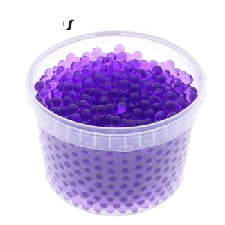 QC Hydrogel Beads in Reusable Bucket | Colour: Purple | Diameter 2.5 - 3 millimetres | Capacity 3 litres | Per bucket