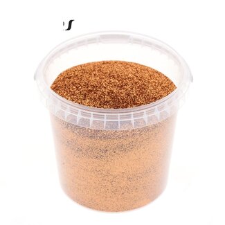 QC Glitter in Reusable Bucket | Colour: Copper | Content 400 grams | Per bucket