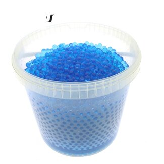 QC Hydrogel Beads in Reusable Bucket | Colour: Blue | Diameter 2.5 - 3 millimetres | Capacity 10 litres | Per bucket