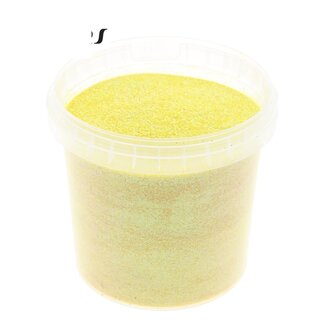 QC Glitter in Reusable Bucket “Iridescent Yellow” | Colour: Yellow | Content 400 grams | Per bucket