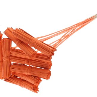 QC Kore Bouquet on Stick | Colour: Orange | Kore Stick Insert | Stick Insert Length ± 50 centimetres | 10 inserts per bunch