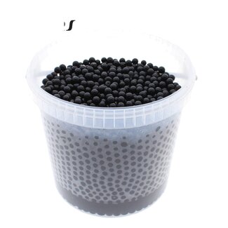 QC Hydrogel Beads in Reusable Bucket | Colour: Black | Diameter 2.5 - 3 millimetres | Contents 10 litres | Per bucket