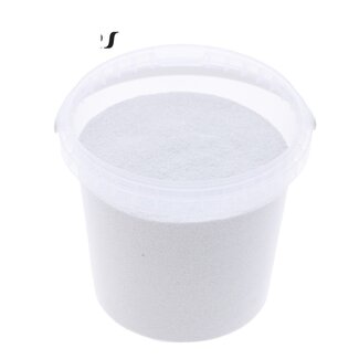 QC Glitter in Reusable Bucket | Colour: White | Content 400 grams | Per bucket