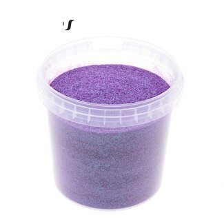 QC Glitter in Reusable Bucket | Colour: Lilac | Content 400 grams | Per bucket