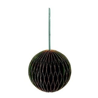 HBXD Weihnachtskugel-Anhänger „Foldy“ | Farbe: Grün | Weihnachtsdekoration | Höhe 15 Zentimeter | Durchmesser 15 Zentimeter | Je 20 Anhänger