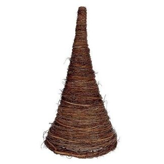 HBXD Decorative cone “Tagum” | Colour: Brown | Christmas decoration | Height 160 centimetres | Diameter 70 centimetres | Per cone