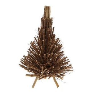 HBXD Christmas Tree Decoration  “Seraphin” | Colour: Brown | Christmas decoration | Height 60 centimetres | Diameter 33 centimetres | Per 2 Christmas trees