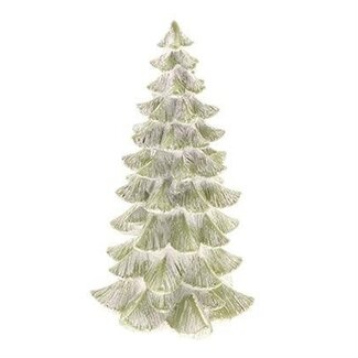 HBXD Christmas Tree Decoration  “Olsen” | Colour: Light green | Christmas decoration | Height 27 centimetres | Diameter 15 centimetres | Per 2 Christmas trees