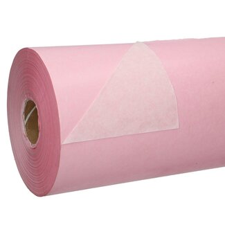 4A Double-Sided Paper on Roll | Colour: White Pink | Width 50 centimetres | Inside Colour: White | Weight 7.5 kilos | Per roll