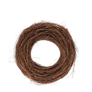 4A Twig Wreath “Linz” | Colour: Brown | Diameter 30 centimetres | Per wreath