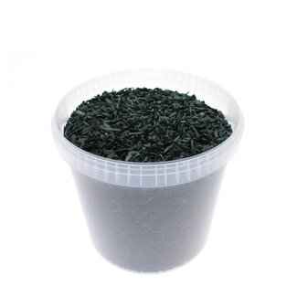 4A Black Wood Chips in Reusable Bucket | Diameter 8 millimetre | Contents 10 litre | Per bucket