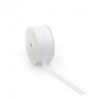 4A Natural White Structured Ribbon | Width 12 millimetre | Length 20 metre | Per roll