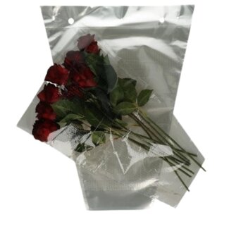 4A Transparent CPP30 Flower Sleeves HN | Length 50 centimetre | Width 35 centimetre | Opening 15 centimetre | Contents 1000 sleeves | Per box