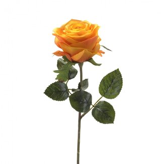 4A Yellow Artificial Roses | Length 45 centimeter | Per 12 roses