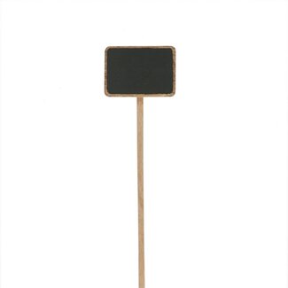 4A Black Wooden Stick Labels | Diameter 7.5 centimetre | Length 25 centimetre | Per 10 stick labels