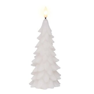 4A Natural White LED Candle Christmas Tree incl. Timer | Diameter 8 centimeter | Height 19 centimeter | Per 12 LED candles