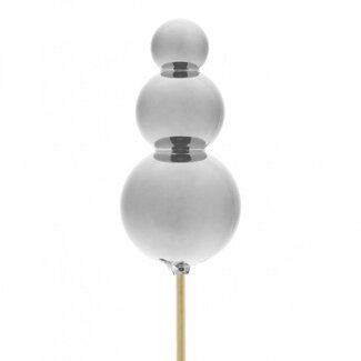 4A Silver-coloured Christmas topper spike insert “Spike” | Length insert ± 50 centimeter | Diameter spike 7.5 centimeter | Per 25 inserts