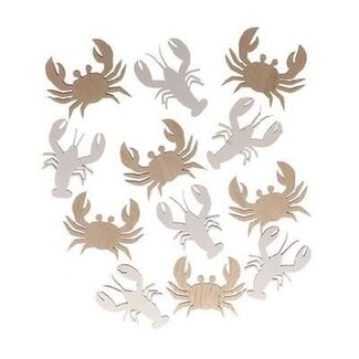 4A Decorative Crab and Lobster | Colour: Mixed Colours | Length 4 centimetre | Per 12 pieces