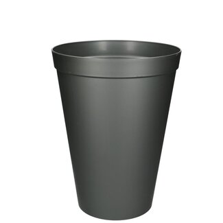 4A Plastic Vase | Colour: Grey | Diameter 25 centimeter | Height 33 centimeter | Capacity 10 liter | Per vase