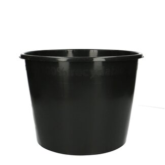 4A Plastic Bucket | Color: Black | Diameter 28 centimeter | Height 22 centimeter | Capacity 8 liter | Per 10 buckets