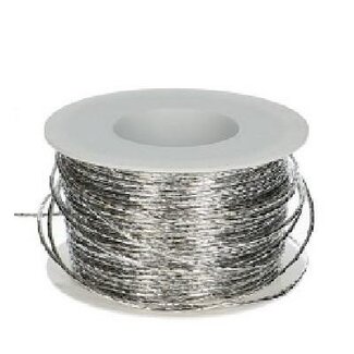 4A Paper Wire | Colour: Silver-coloured | Diameter 2 millimetre | Length 100 metre | Per roll