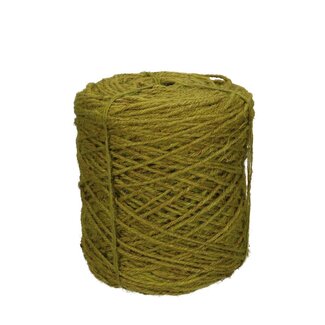 4A Flax Rope Thread | Colour: Apple green | Diameter 3.5 millimeter | Weight 1 kilo | Per roll