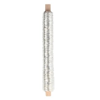 4A Metal Wire | Colour: Silver-coloured | Diameter 0.5 millimetre | Weight 100 gram | Per roll