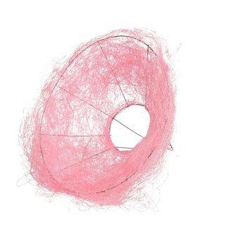 4A Sisal bouquet holder | Colour: Light pink | Diameter 30 centimetre | Per 10 bouquet holders
