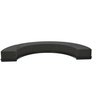 4A Oasis Eychenne Half Ring | Colour: Black | Diameter 60 centimeter | Per 2 moons