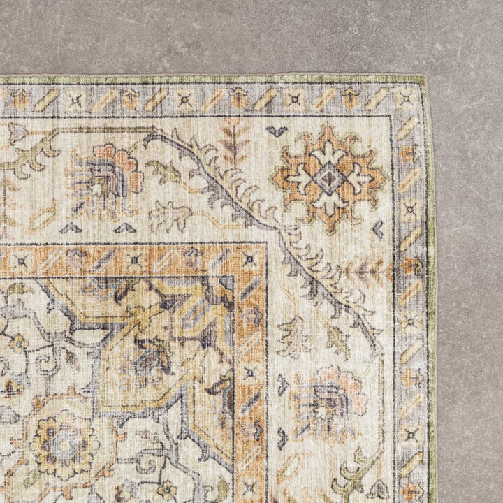 Vintage Utomhusmatta - Santo Medaillon Grön