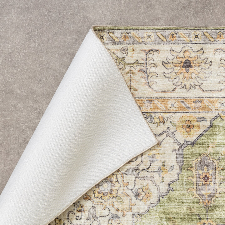 Vintage Utomhusmatta - Santo Medaillon Grön