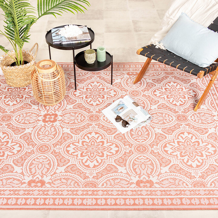 Utomhusmatta - Summer Oriental Rosa