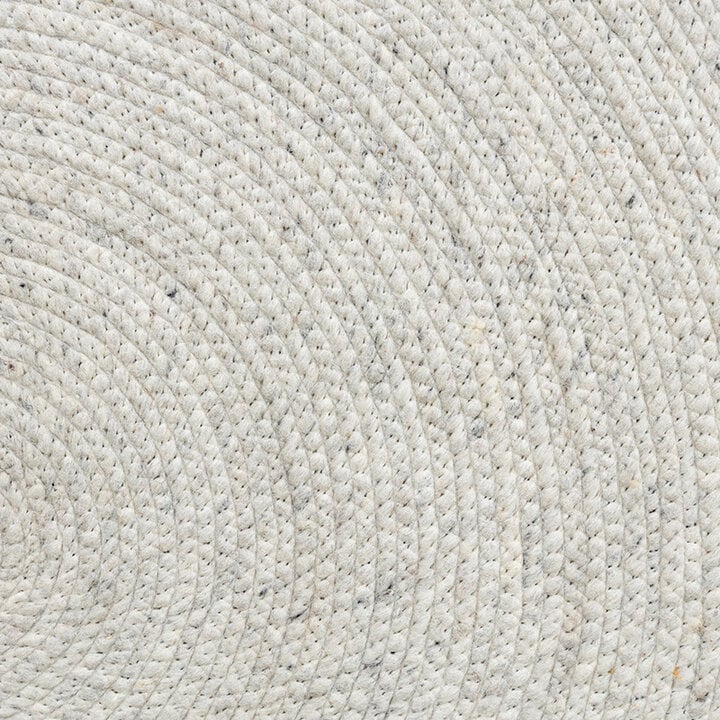 Rund Ullmatta - Wise Grå/Melerad