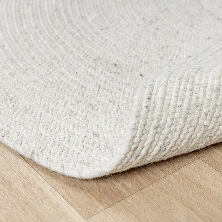 Rund Ullmatta - Wise Grå/Melerad