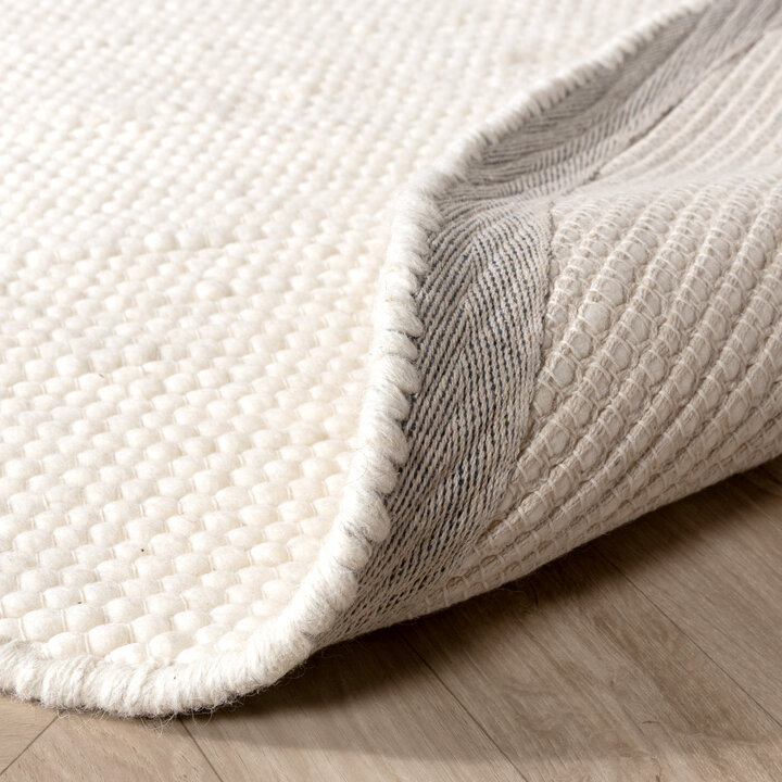 Rund Ullmatta - Feline Vit