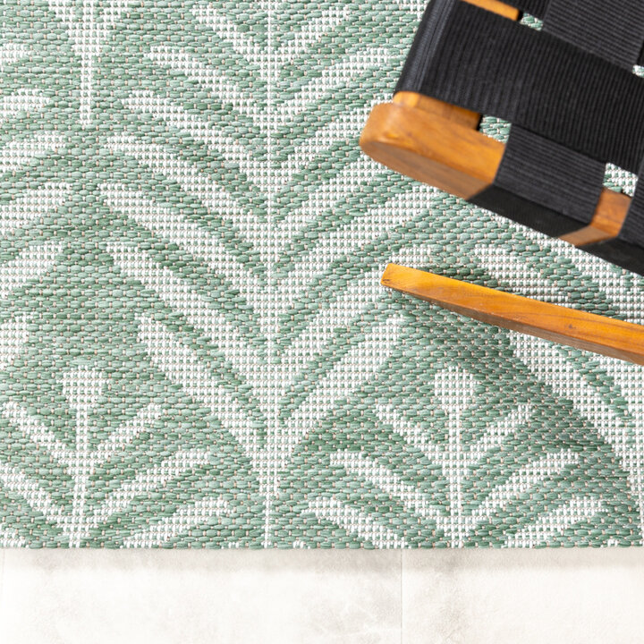 Utomhusmatta - Summer Leaves Grön