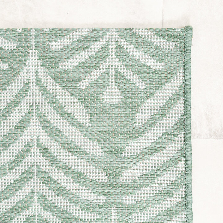 Utomhusmatta - Summer Leaves Grön