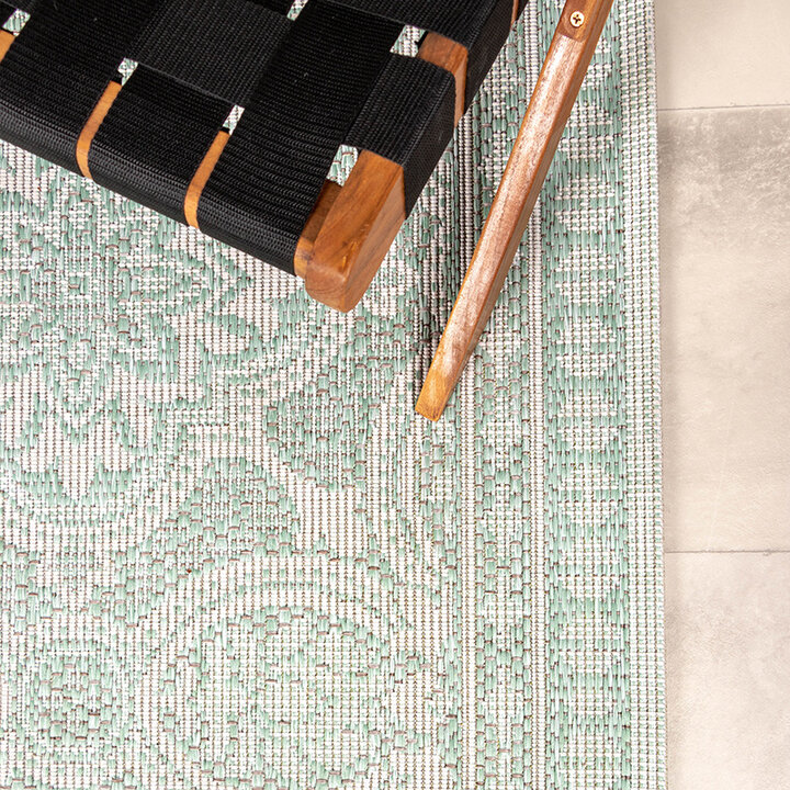 Utomhusmatta - Summer Oriental Mintgrön