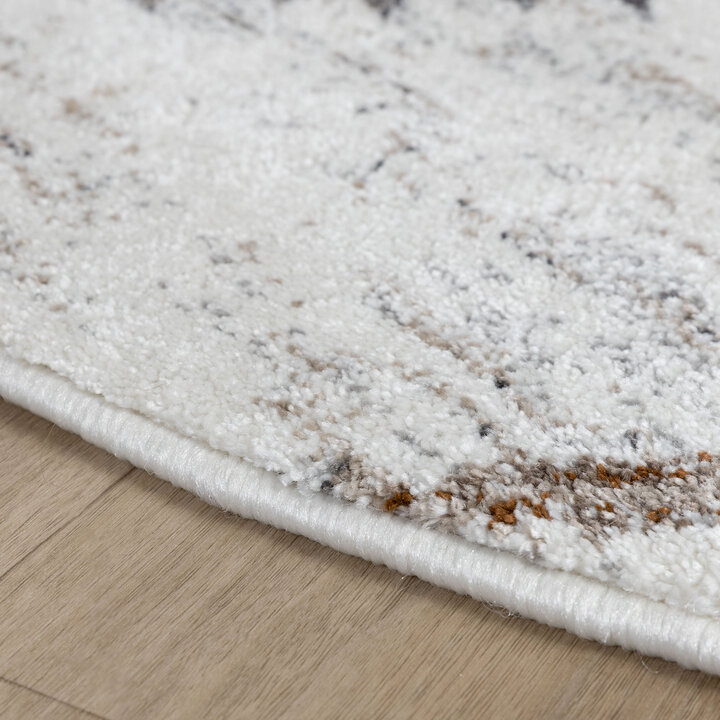 Rund berbermatta - Blend Aztec Terra