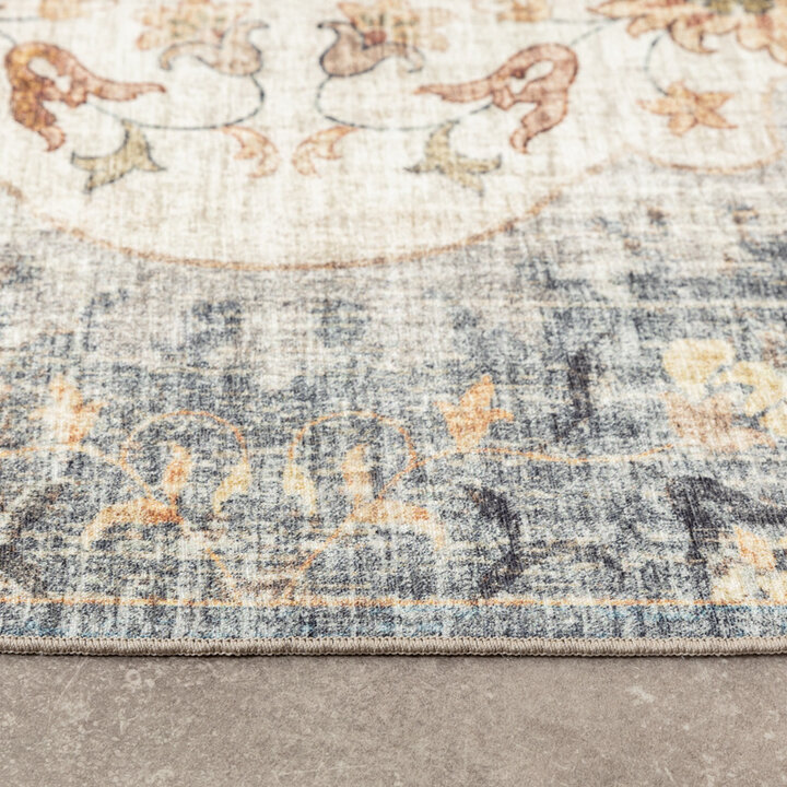 Vintage Utomhusmatta - Santo Mandala Blå/Grå