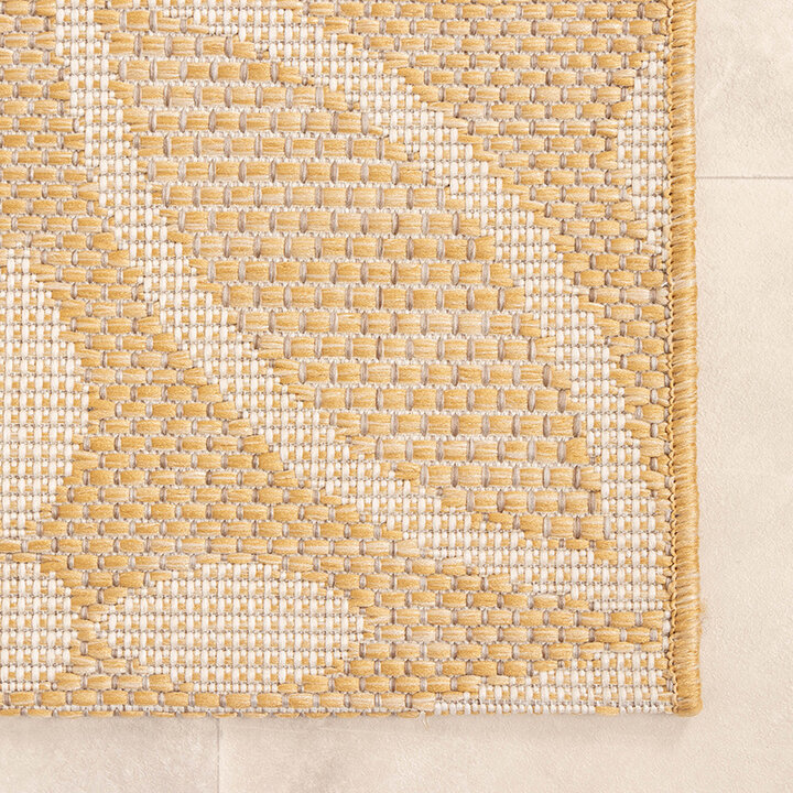 Utomhusmatta - Summer Pattern Gul