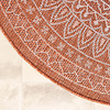 Rund Utomhusmatta - Summer Aztec Terrakotta - thumbnail 5